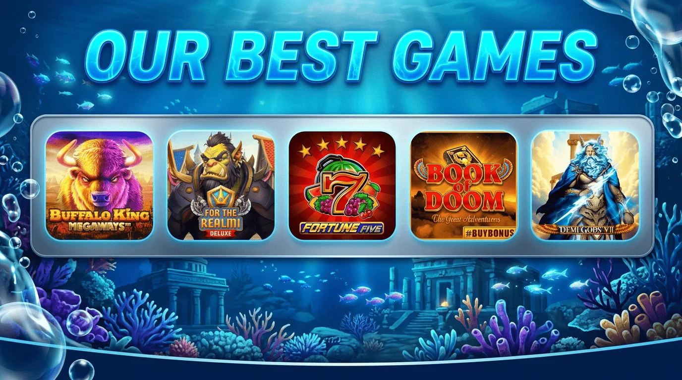 Slot games grid popular new hot titles casino lobby